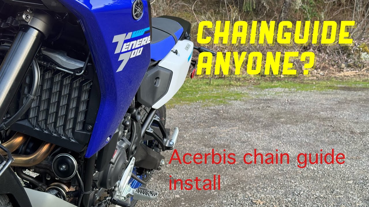2025 Yamaha Tenere 700 Acerbis chain guide install