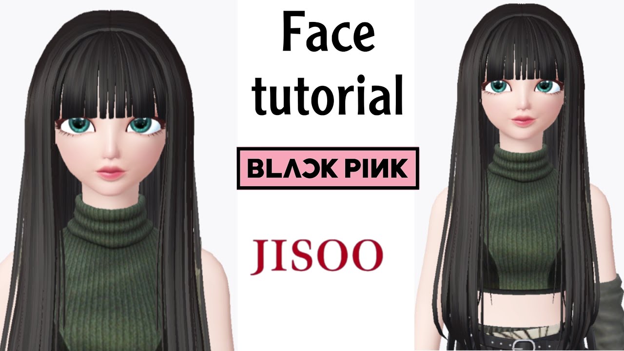 How to make BLACKPINK Jisoo face on zepeto | Face tutorial ( old version )