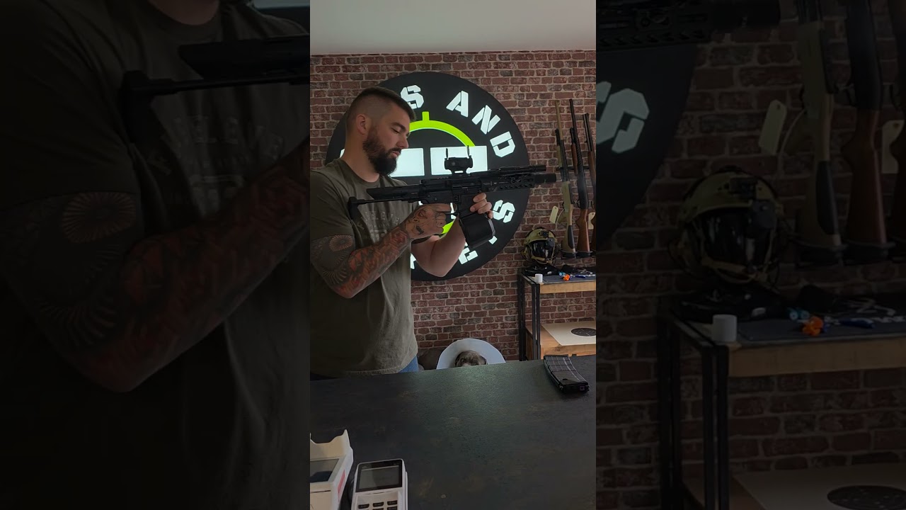 R&Eacute;PLIQUE AIRSOFT GBBR MWS STRIKE INDUSTRIES #gunsandtargets