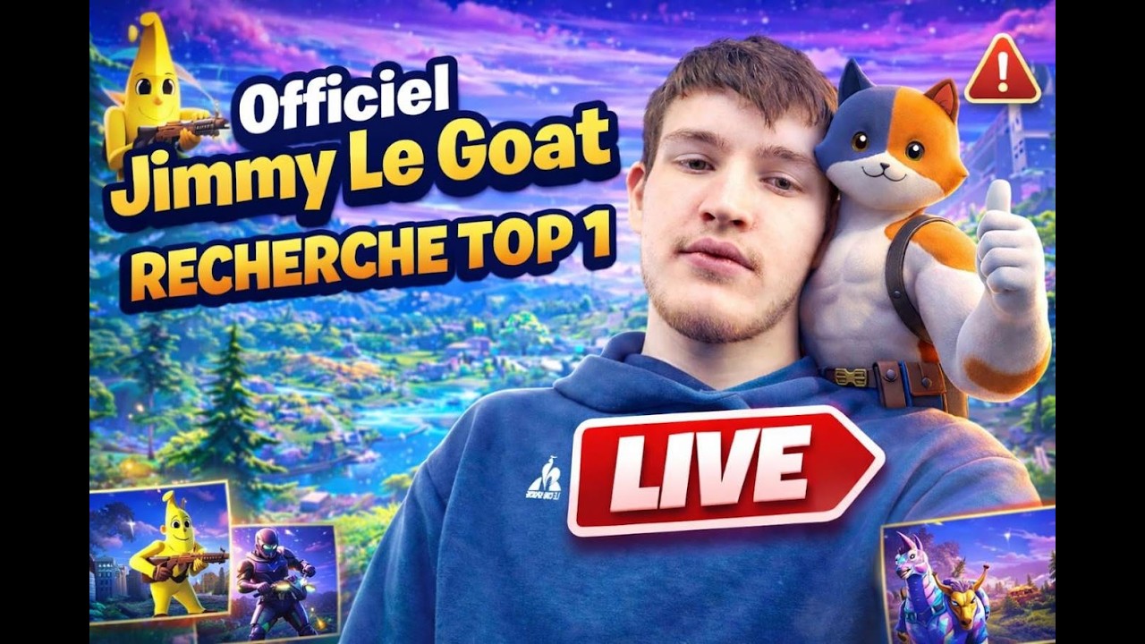 Live fr  Fortnite venes joué psn Epic go