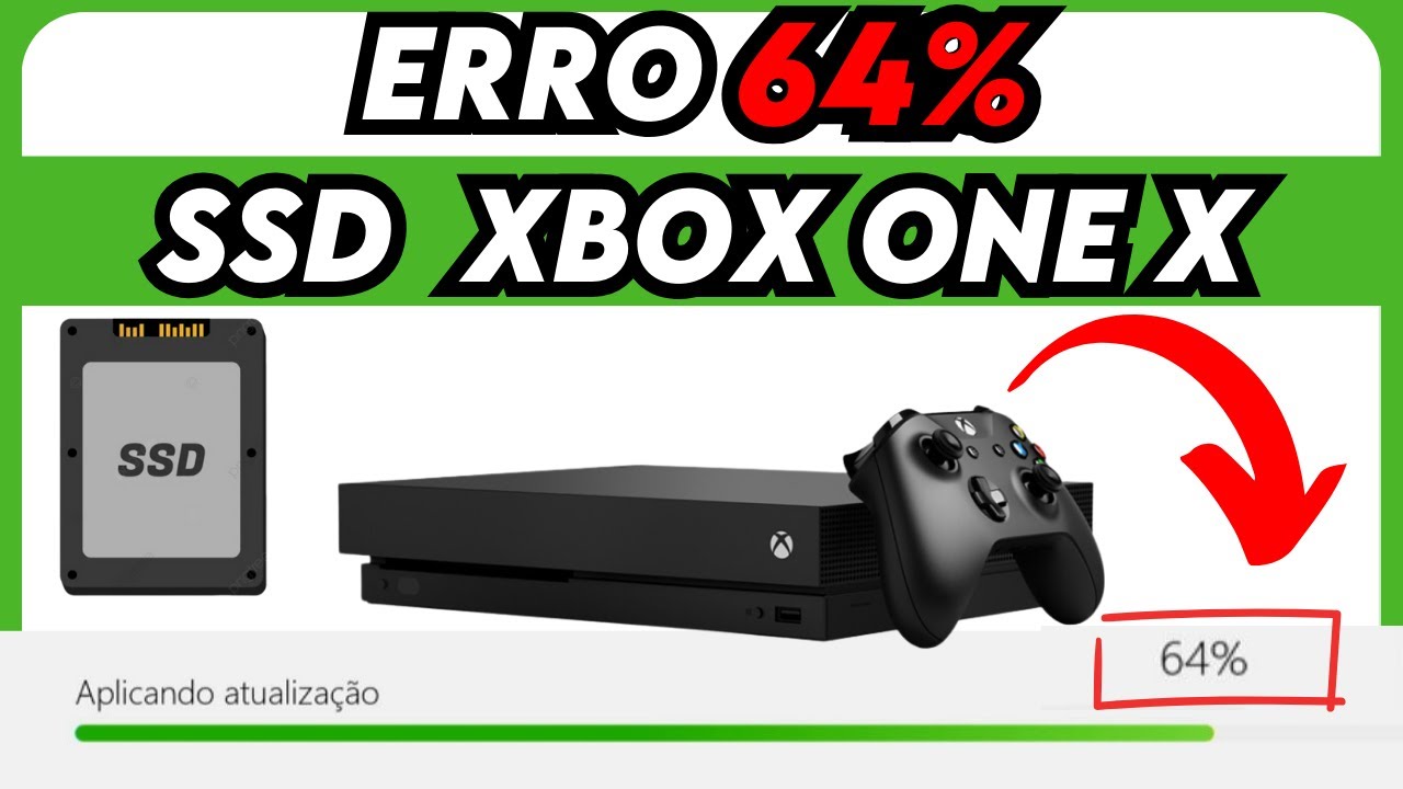 ERRO em 64% da instalação do SSD Xbox ONE | ERRO E1000000070d 80070002