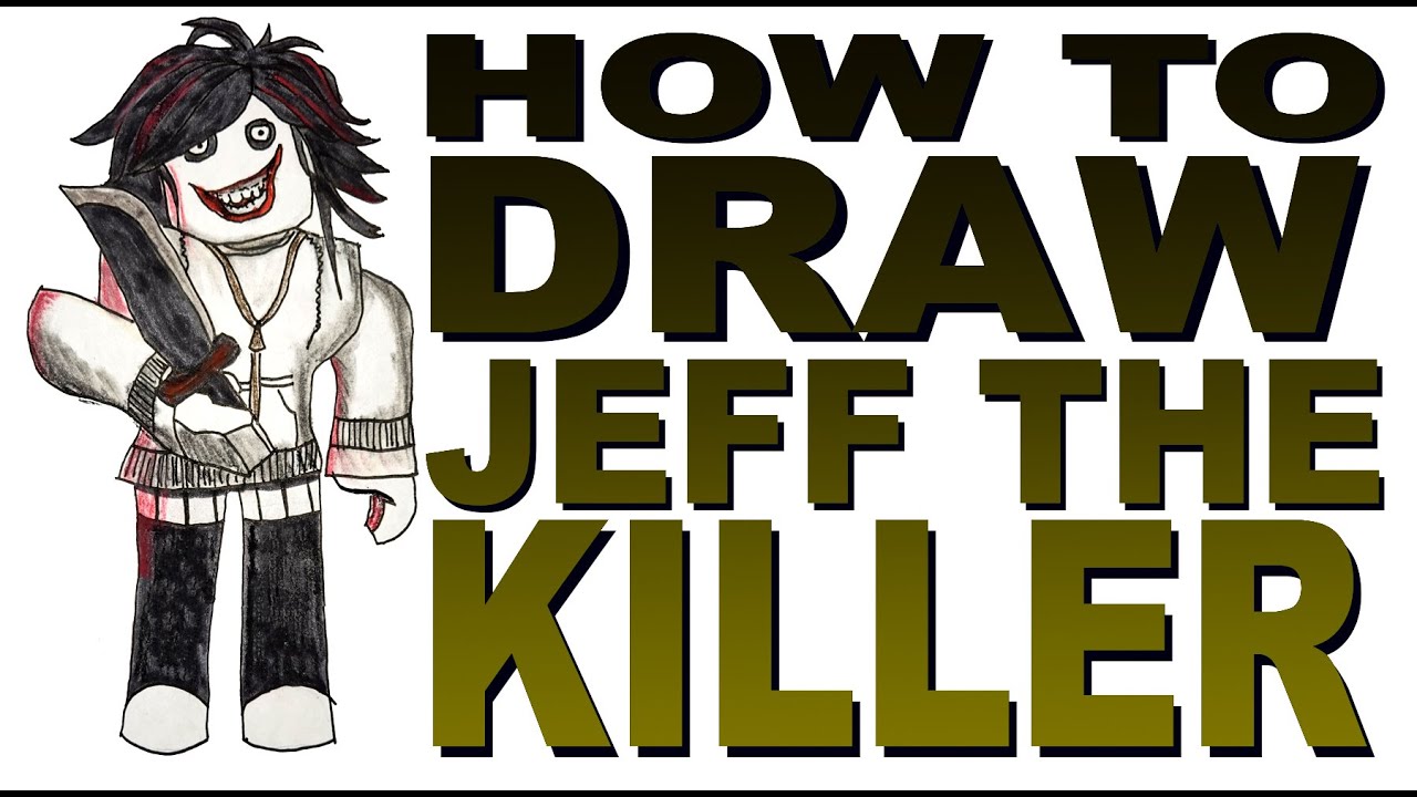 How to draw Jeff the Killer (Doors)