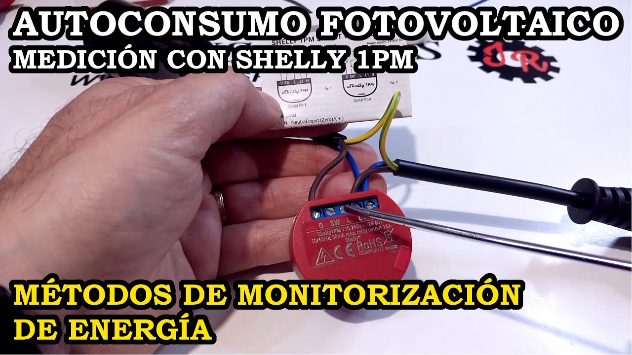 Instalación Fotovoltaica. Métodos de Monitorización de Energía. Medición con Shelly 1PM. 293