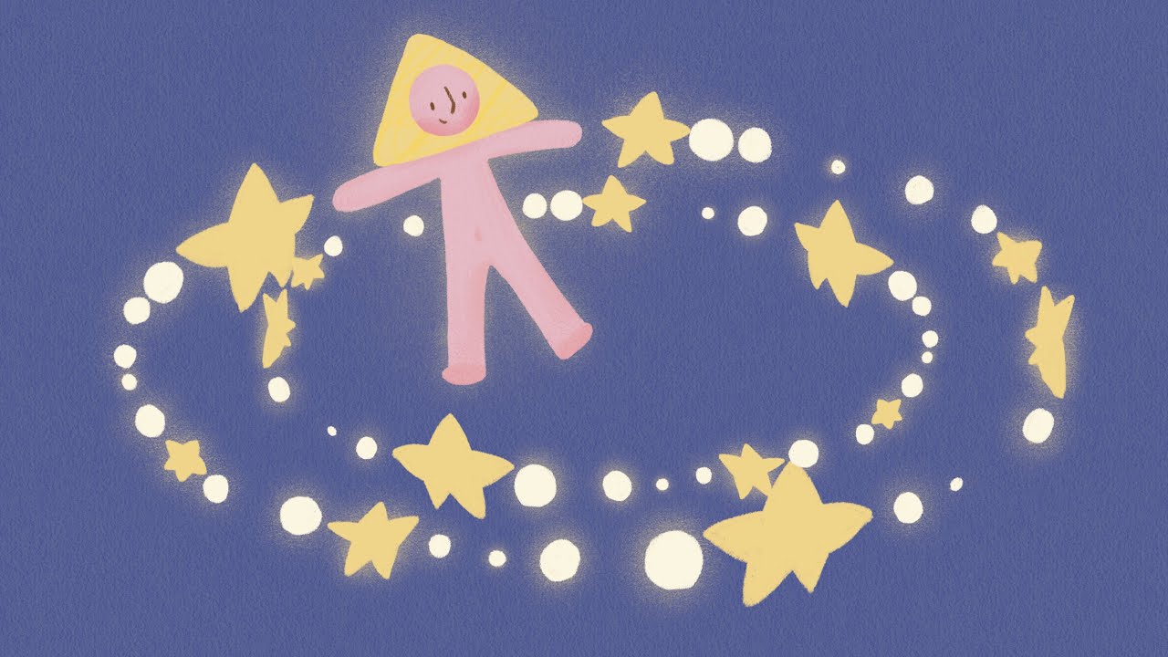 This is a story about resting, and coming back as a child.