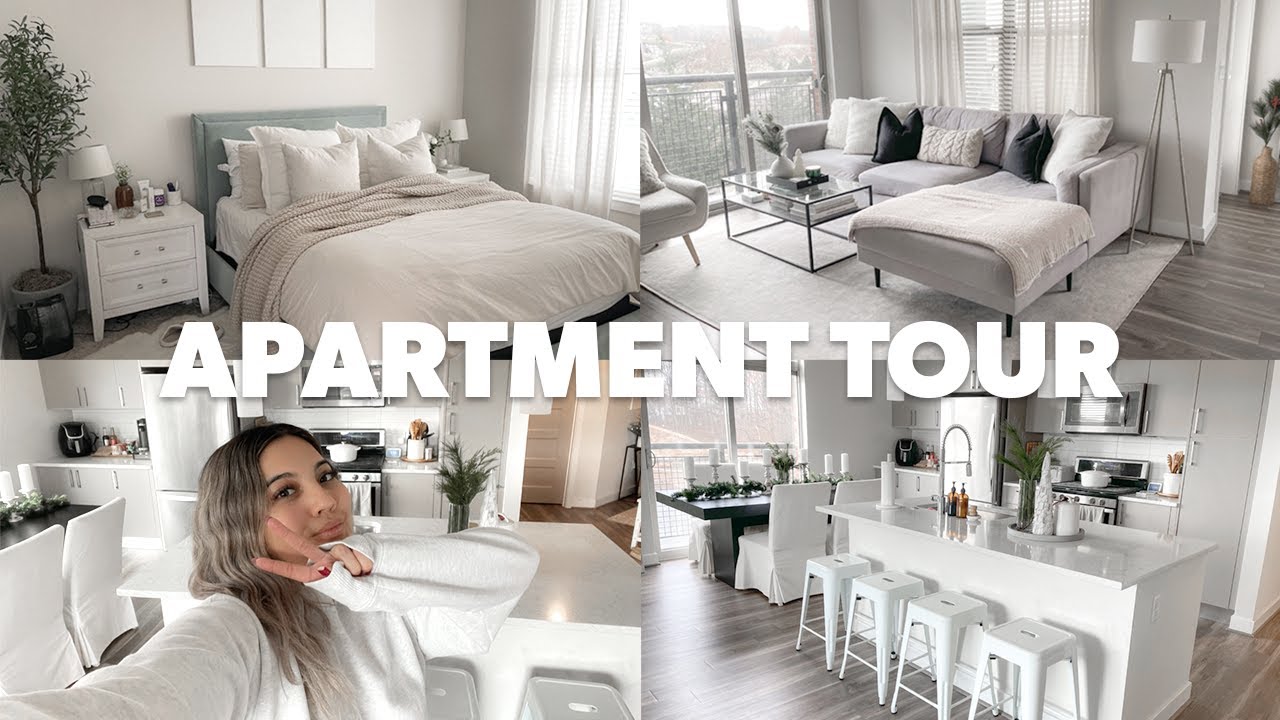*UPDATED* APARTMENT TOUR 2021 | modern, neutral, aesthetic apartment decor