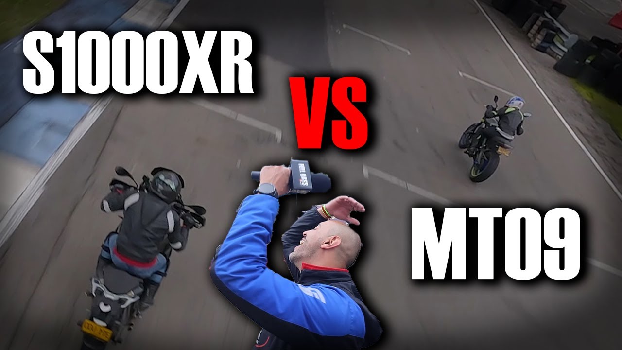❌RETAN A LA S1000XR 🆚 MT09🔥 Fullgass Drag Race Cuarto de milla