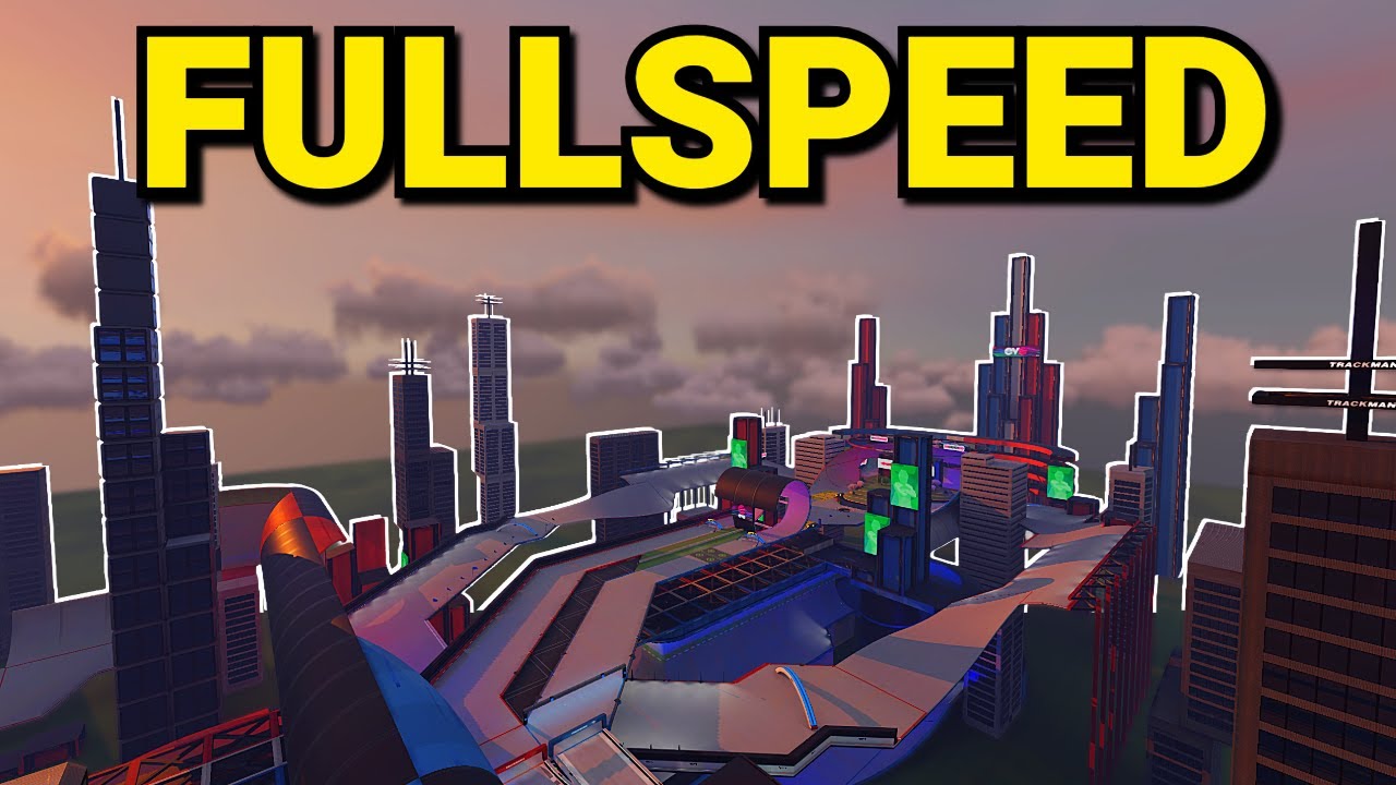 Almost all the way in this FULLSPEED TRACK OF THE DAY! - Trackmania