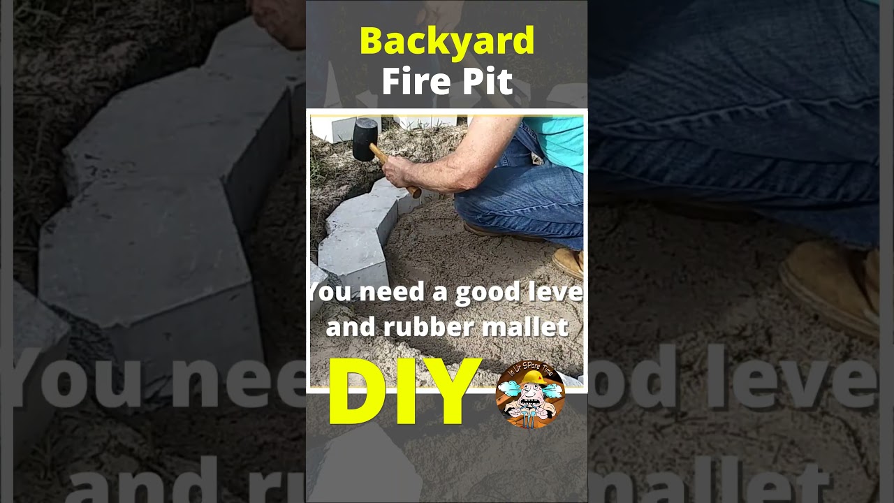DIY Backyard Fire Pit. 