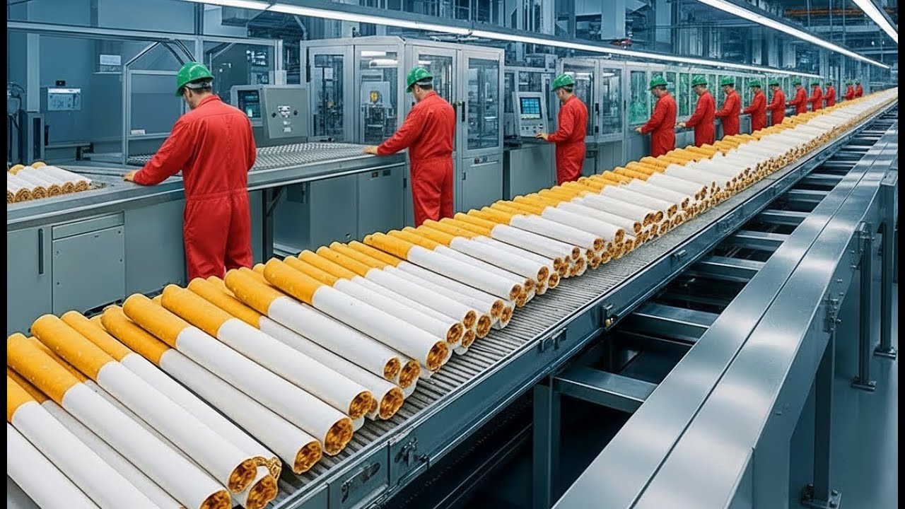 Inside a Modern Cigarette Factory | How 200,00 Cigarettes Are Made Every Day (Full Process)