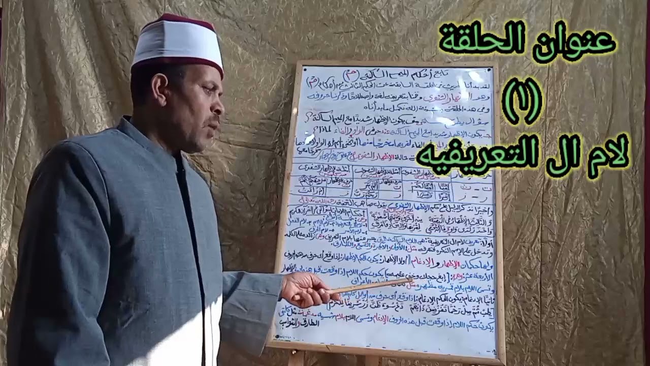 بداية الحديث عن اللامات  السواكن في القرآن الكريم 