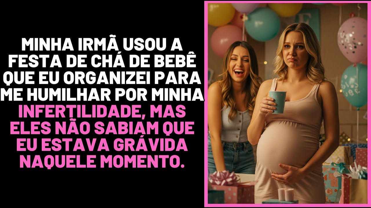Minha irmã me humilhou no chá de bebê por eu ser infértl, mas eu já estava grávida!