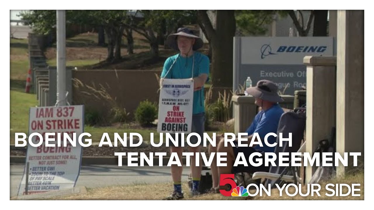 Boeing, union reach tentative agreement to end strike, still needs approval from members