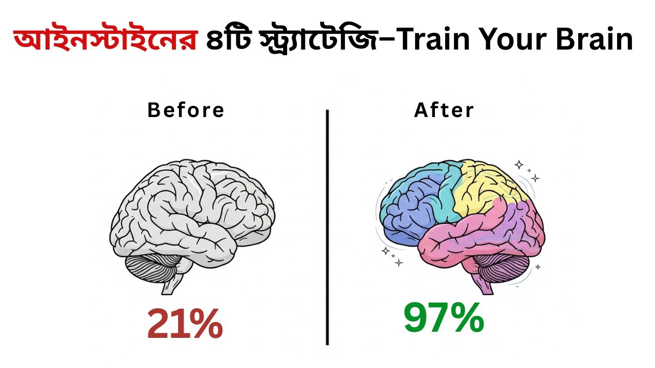 Brain ট্রেনিং: আইনস্টাইনের চিন্তা পদ্ধতির ৪টি strategy