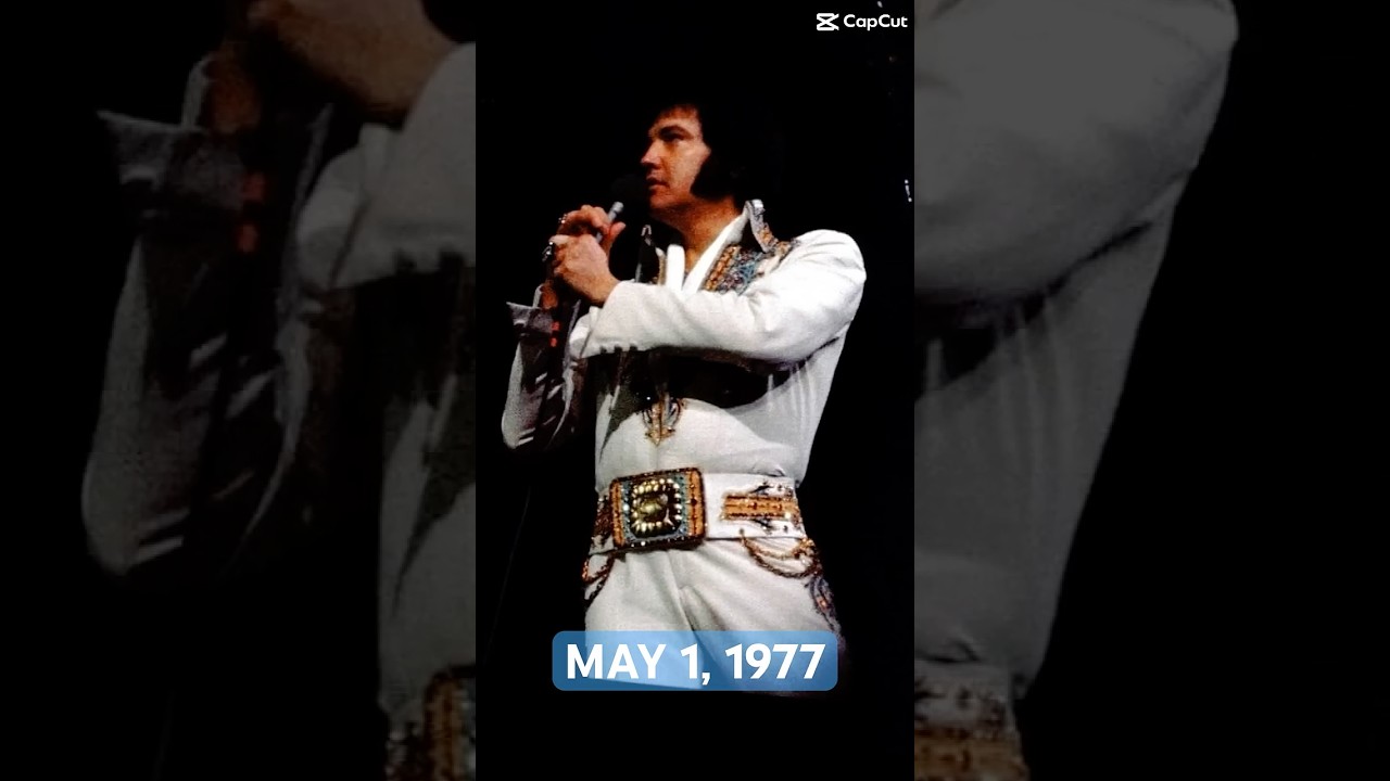 Elvis May 1, 1977⚡️ #rock #vocal #rocknroll #travel #vintage #fashion #concert #backstage #friends