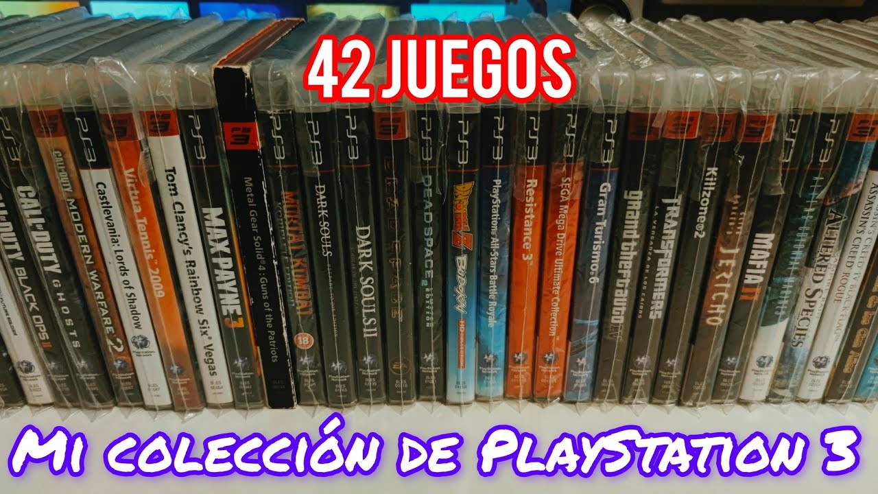 Mi colección de juegos de PlayStation 3