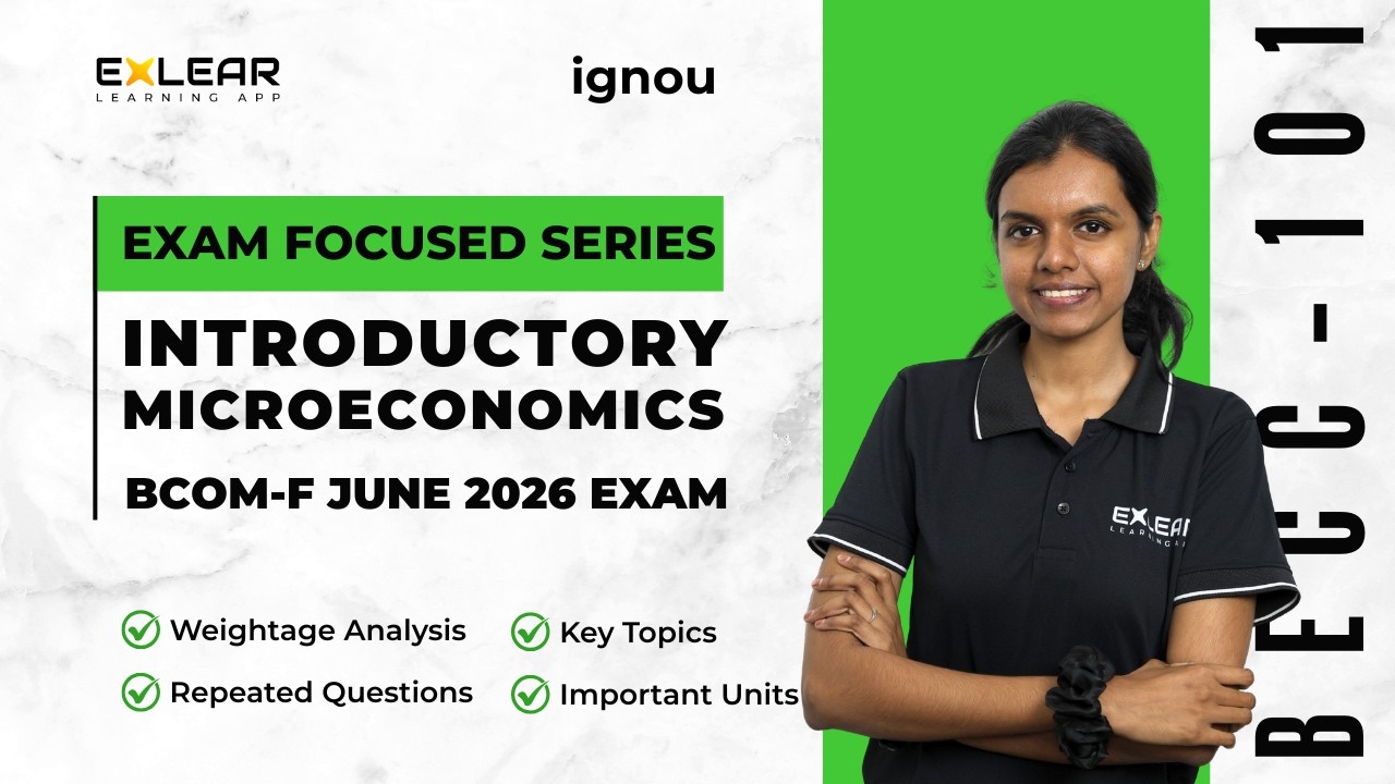 BECC-101 | എക്സാം ഫോക്കസ്ഡ് സീരീസ് | BCOMF JUNE 2026 TEE | CHECK DESCRIPTION |
