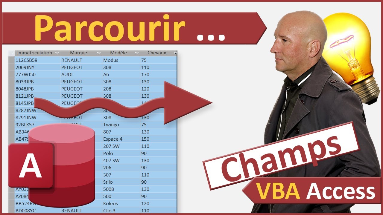 Obtenir tous les noms des champs de tables en VBA Access