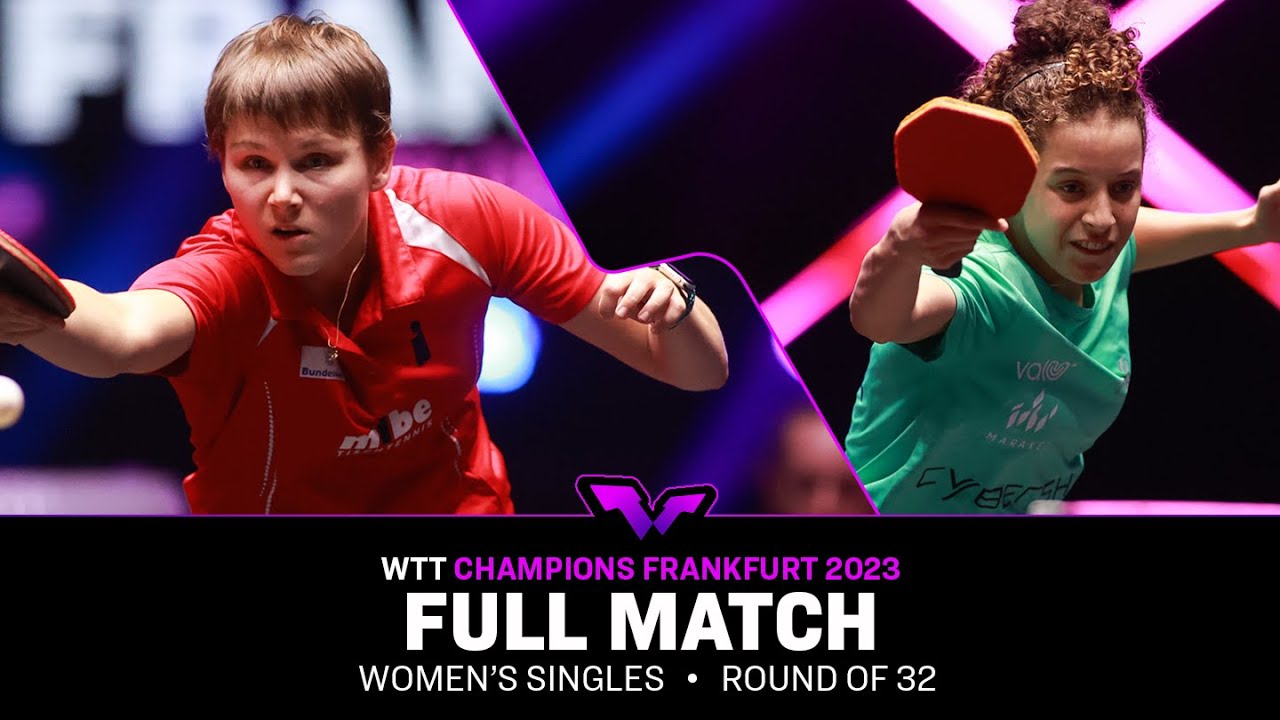 FULL MATCH | Hana GODA vs Nina MITTELHAM | WS R32 | #WTTFrankfurt 2023