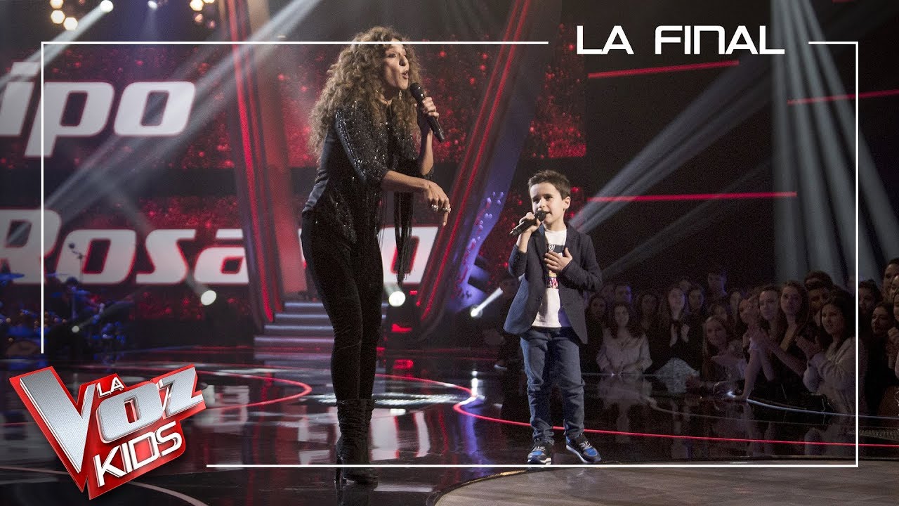 Rosario y Daniel Garc&iacute;a cantan 'Yo me niego' | Final | La Voz Kids Antena 3 2019
