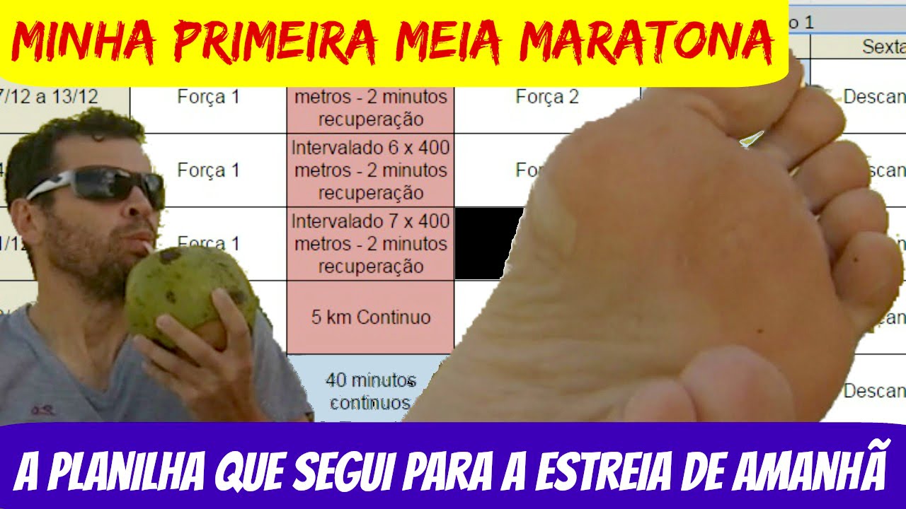 Como me preparei para minha 1ª meia maratona