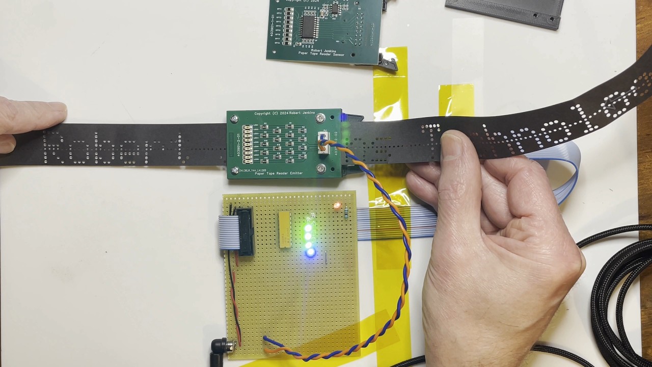 Paper Tape Reader prototype