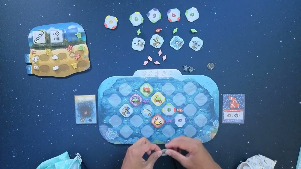 Shallow Sea - Solo Playthrough #2 w/ Nesting Season Expansion