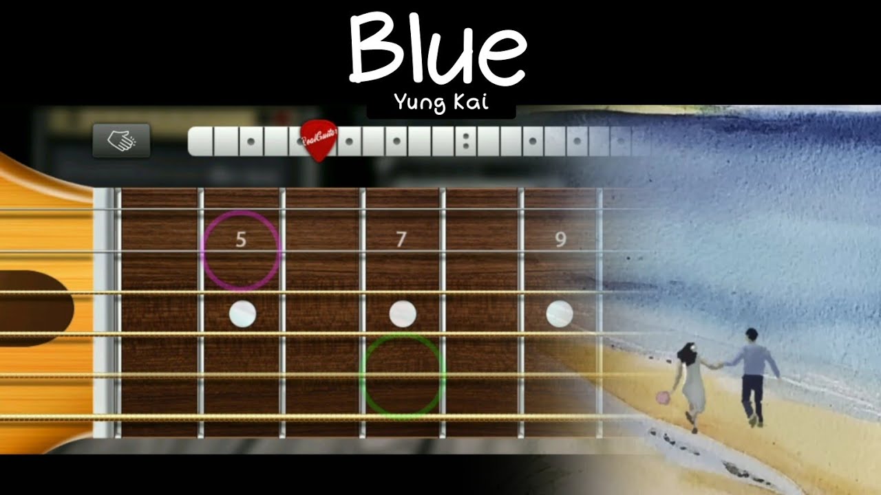 (CHORUS) Blue - Yung Kai | Play on Real Guitar