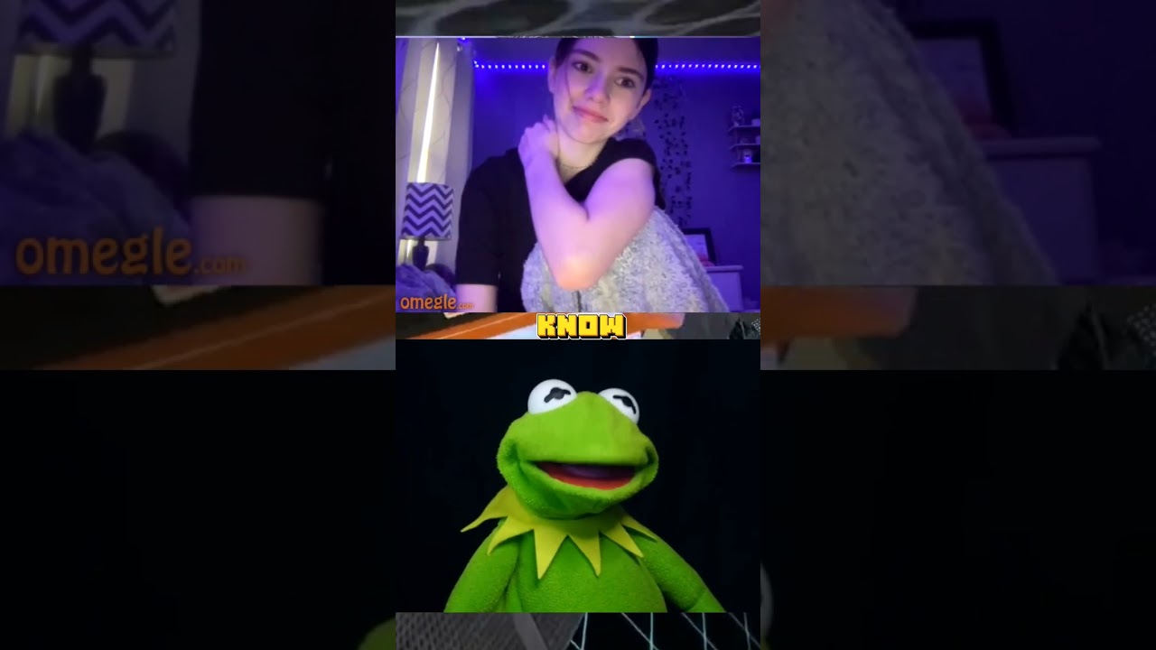 Kermit Can Make Anyone Laugh🐸😈 #funnygirl #omegle #kermit #kermitthefrog #funnyclips #lolclips
