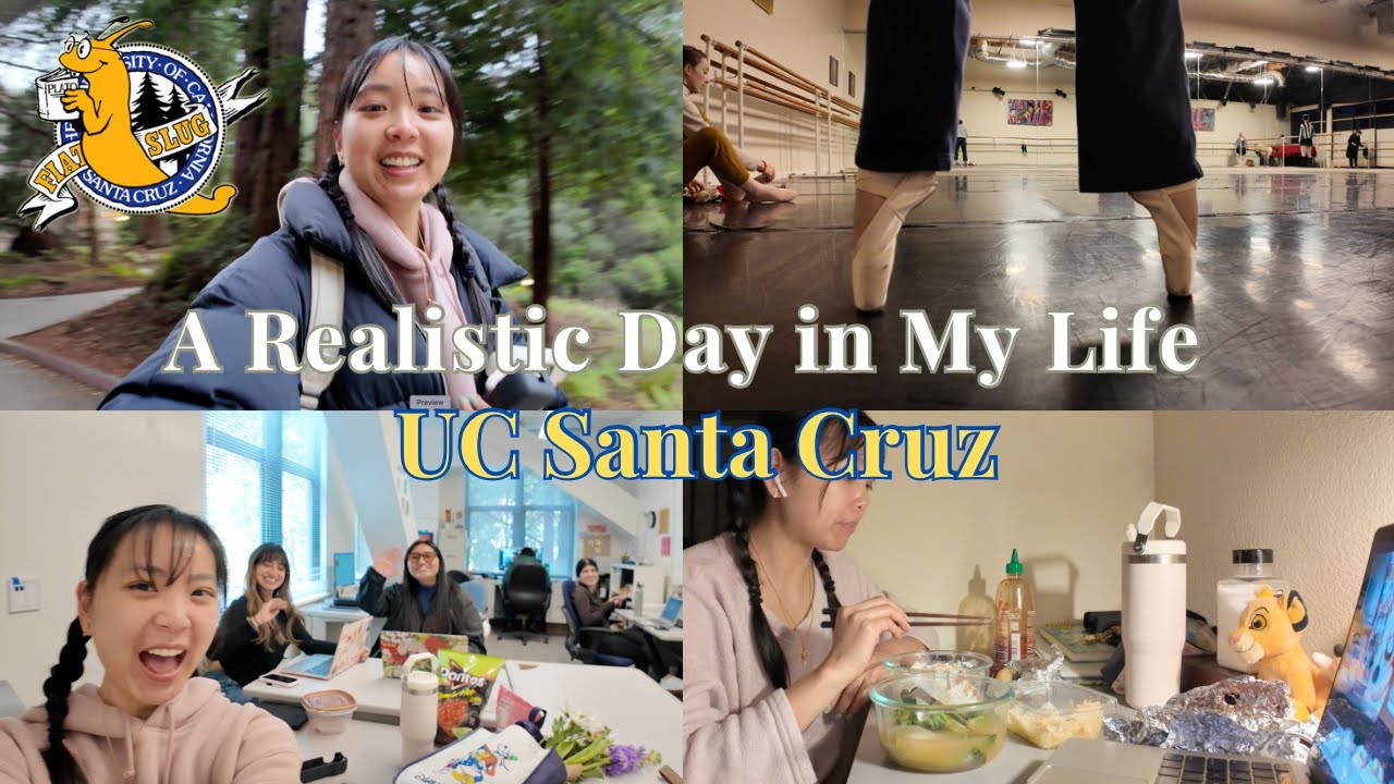 DAY IN MY LIFE at UC Santa Cruz: what i eat, classes, research lab, & dance!