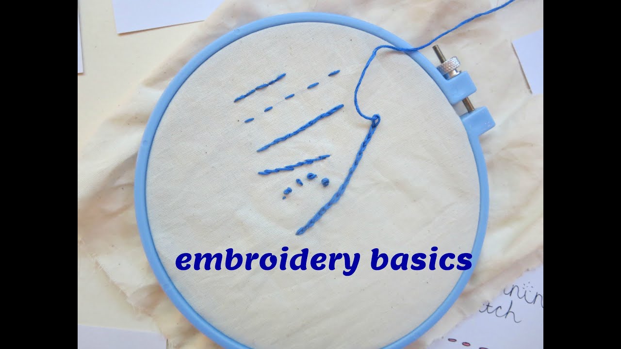 embroidery basics 🐝