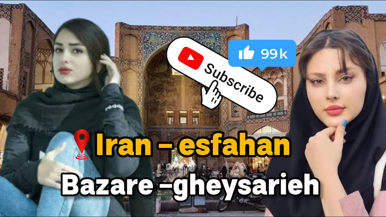 Walk With Me | Walking in Qeysarieh Bazaar, Isfahan 🇮🇷 | 4K