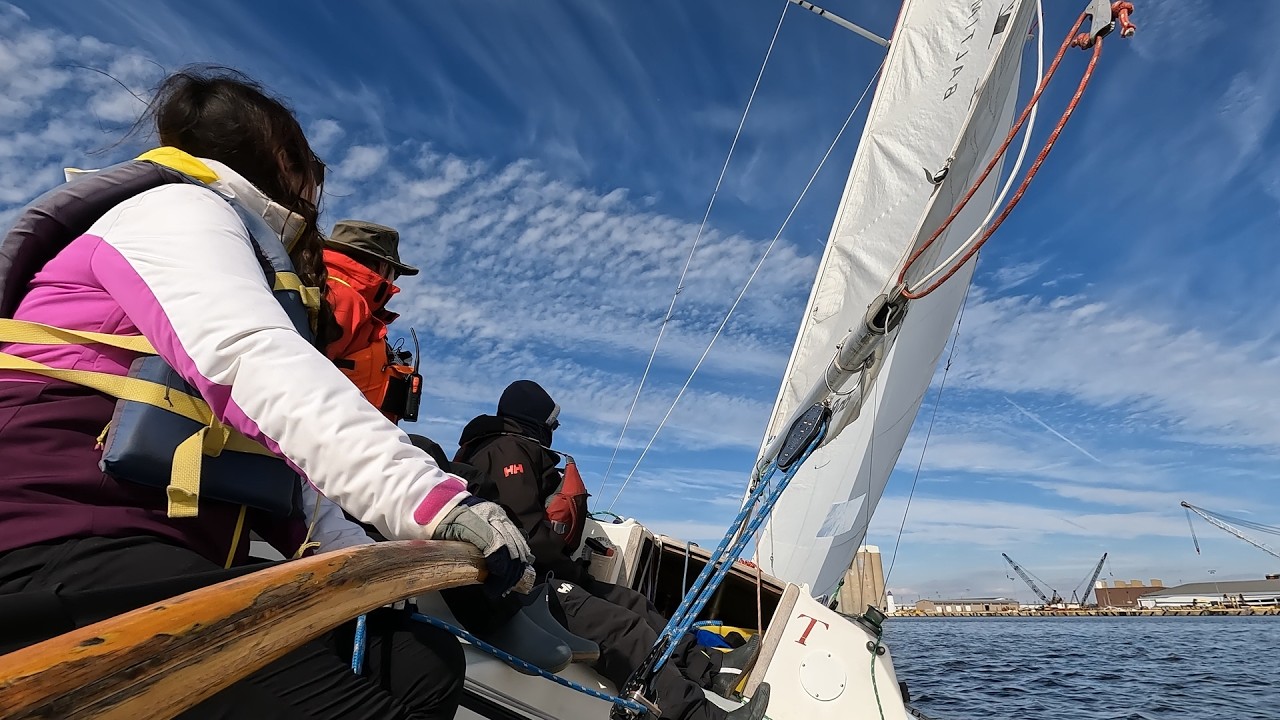 After the Harbor Thawed, 2026-02-21, J/22, Baltimore Harbor, 50°F, Force 3