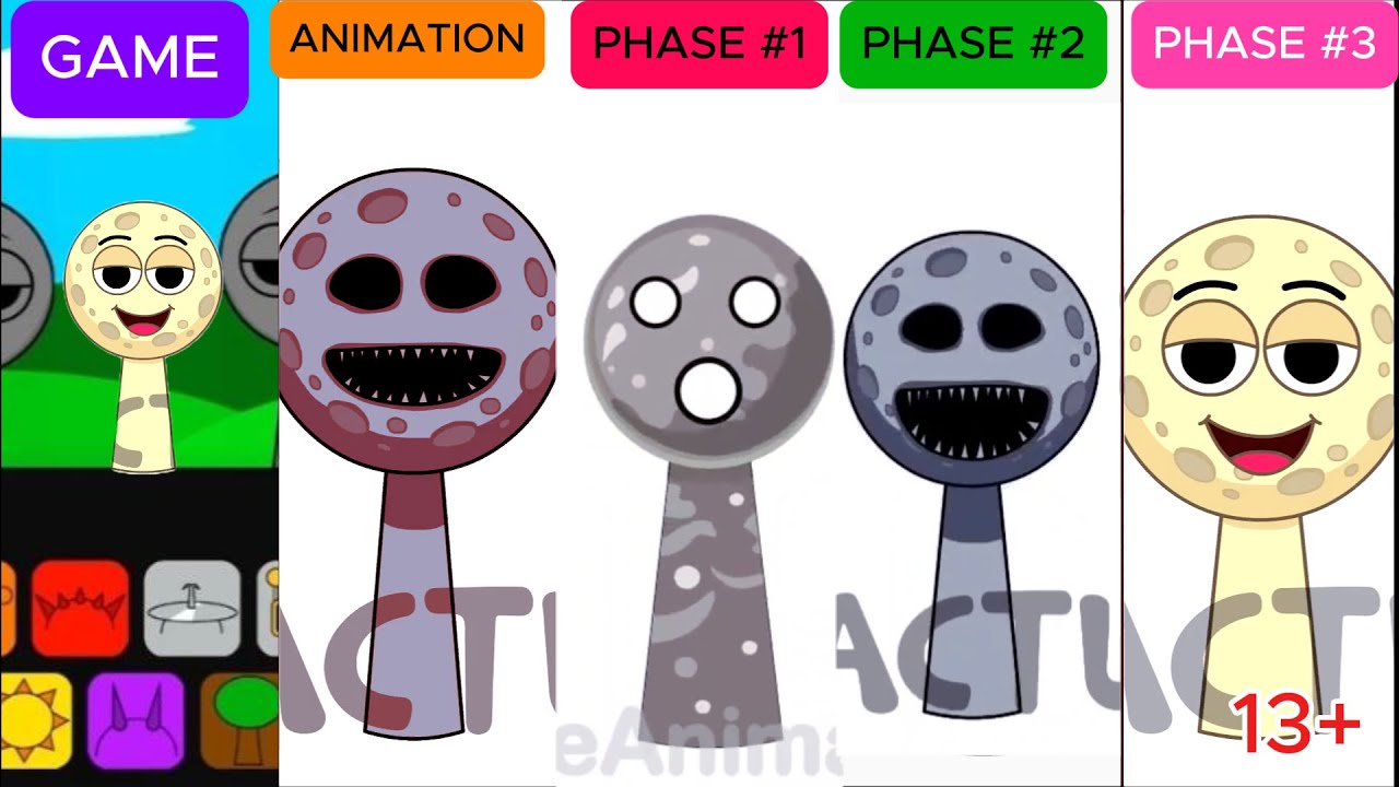 Incredibox Sprunki OC: The Moon (Игра, Анимация, Фаза 1, Фаза 2, Фаза 3) | SprunkBoost