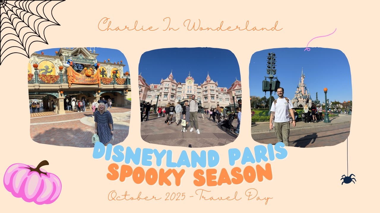 DISNEYLAND PARIS OCTOBER '25 - SPOOKY SEASON IN DLP - TRAVEL DAY/DAY 1!!