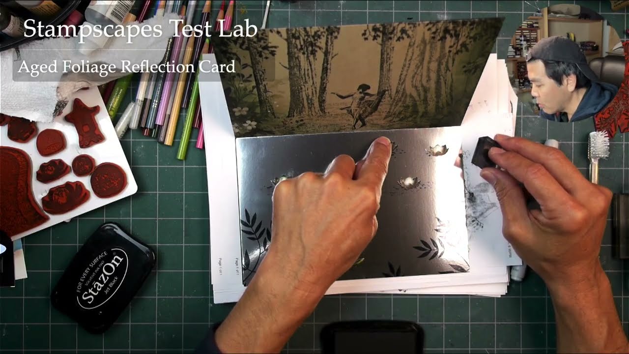 Stampscapes Lab: Aged Foliage Reflections