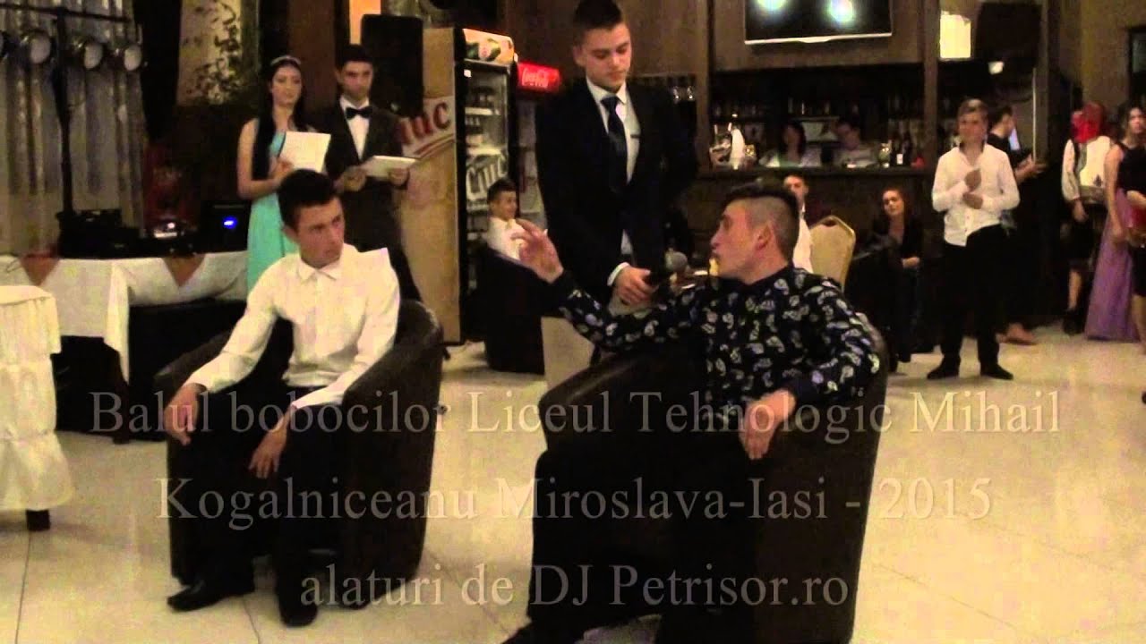 Balul bobocilor Liceul Tehnologic M  Kogalniceanu Miroslava   2015
