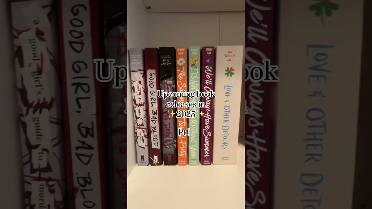 Upcoming book releases in 2025 Pt 1 #books #booktube #booktok #bookreleases