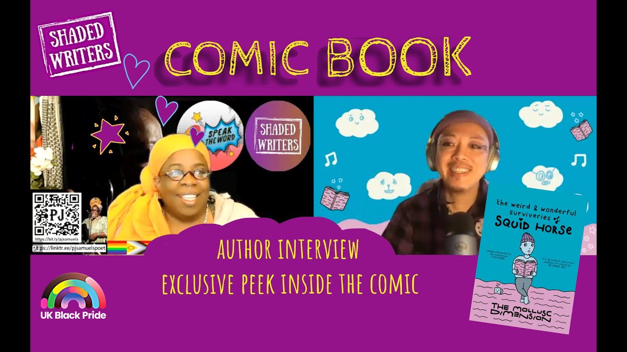 Shaded Writers - PJ Samuels interviews The Mollusc Dimension about his comic book and art