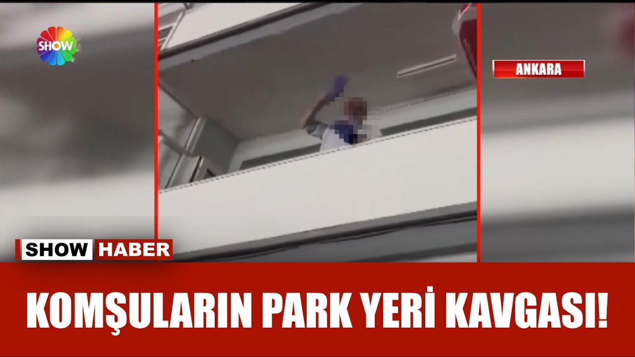 Komşusuna terlik ve sopa fırlattı