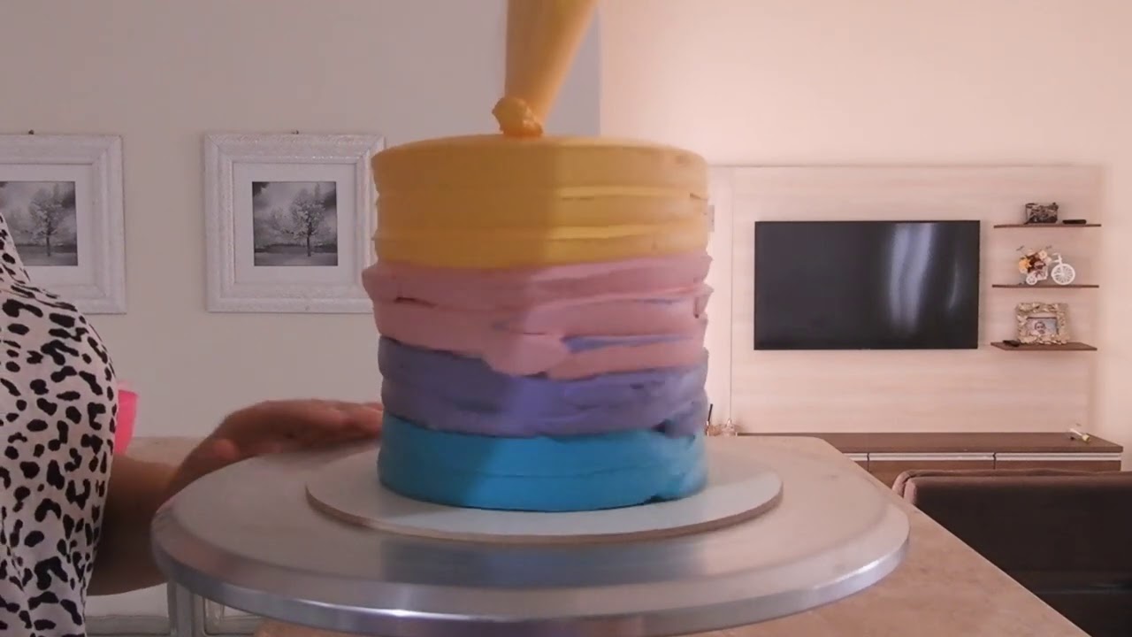 Confeitando-Bolo Infantill Colorido