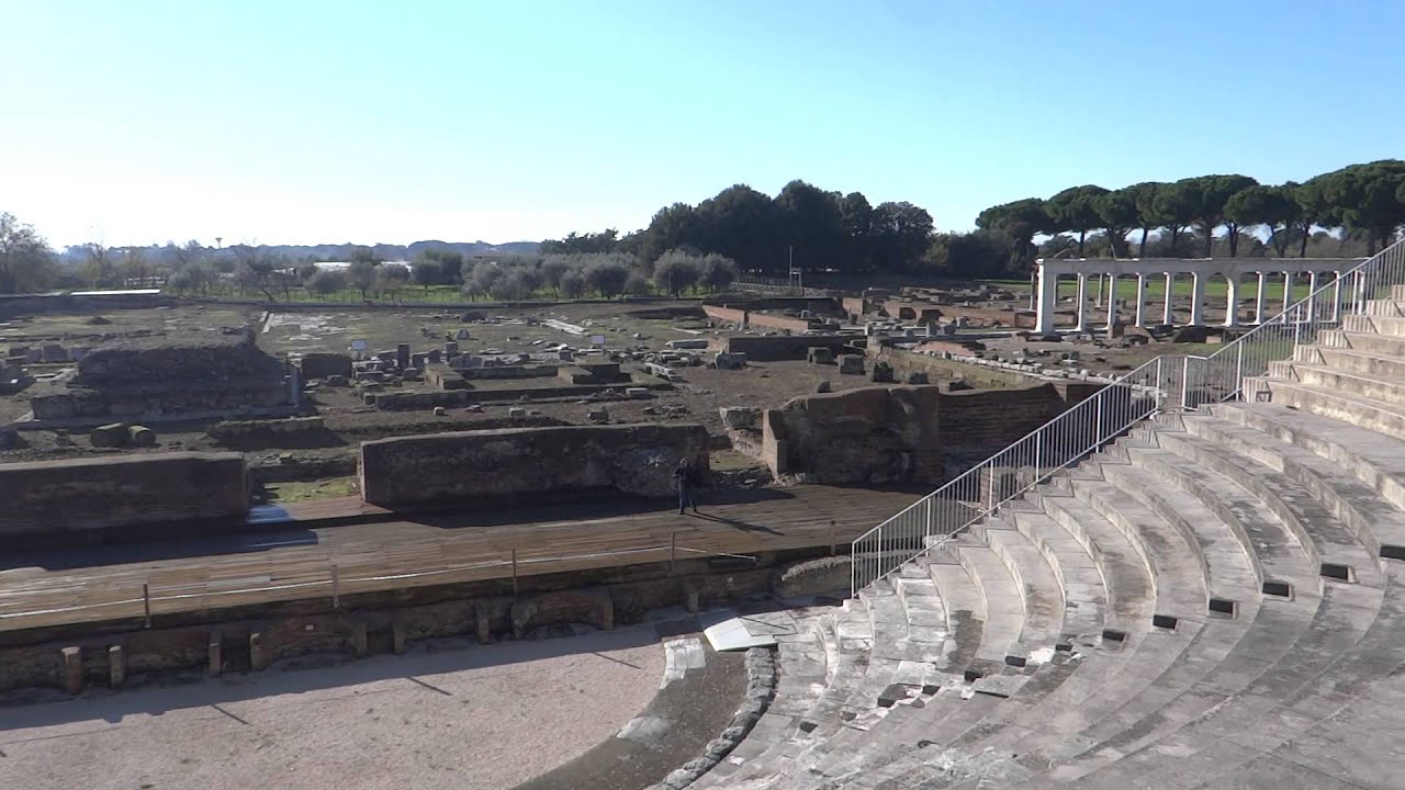 OurTour visit Minturnae Roman ruins at Minturno, Italy