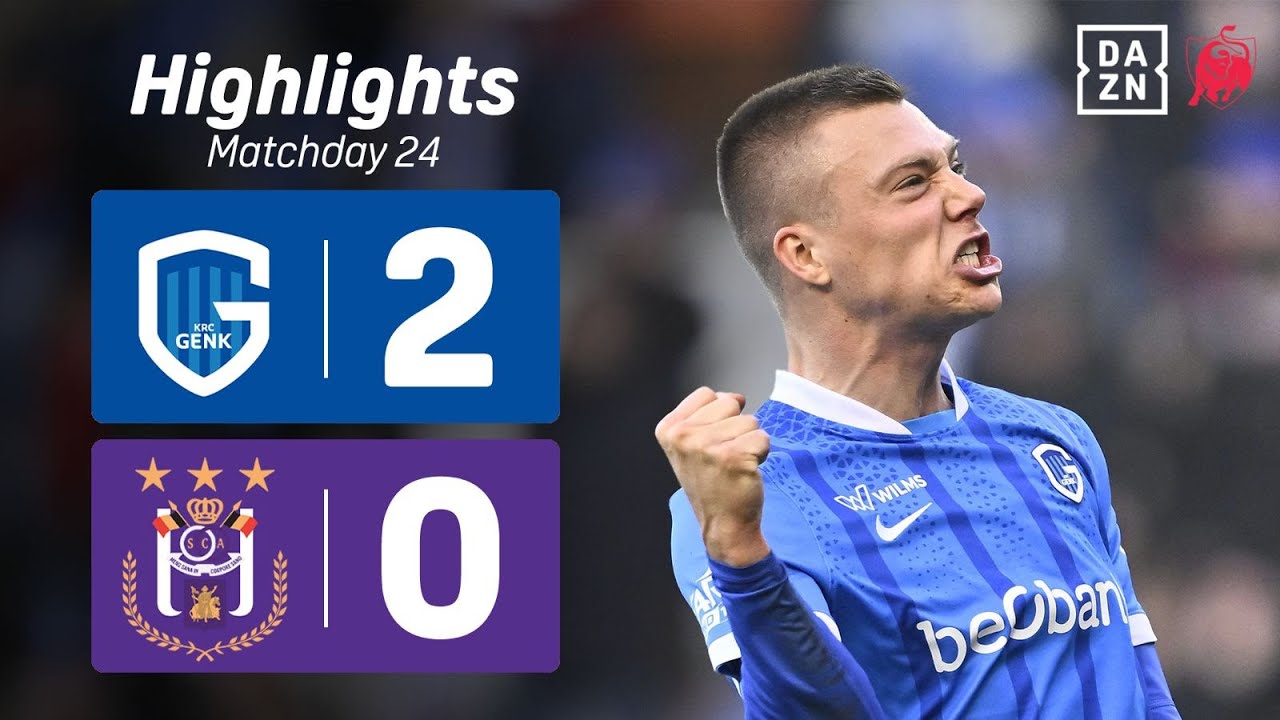 Une victoire importante pour le KRC Genk à domicile. 💪💯 | KRC Genk - RSC Anderlecht