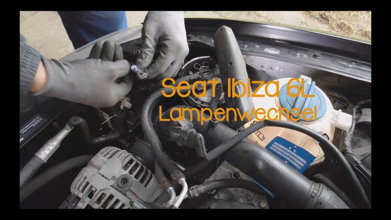 Seat Ibiza 6L Lampenwechsel Scheinwerfer vorne