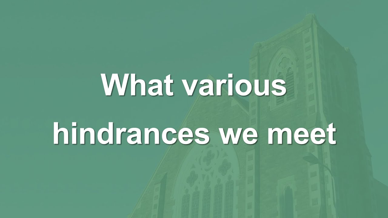 What various hindrances we meet - Hymn
