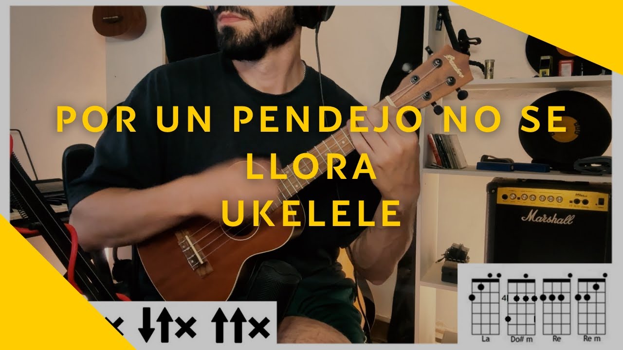 REGGAETON Y CUMBIA CON UKELELE | Por un pendejo no se llora - MTZ ( cover/tutorial) Martin Lopez