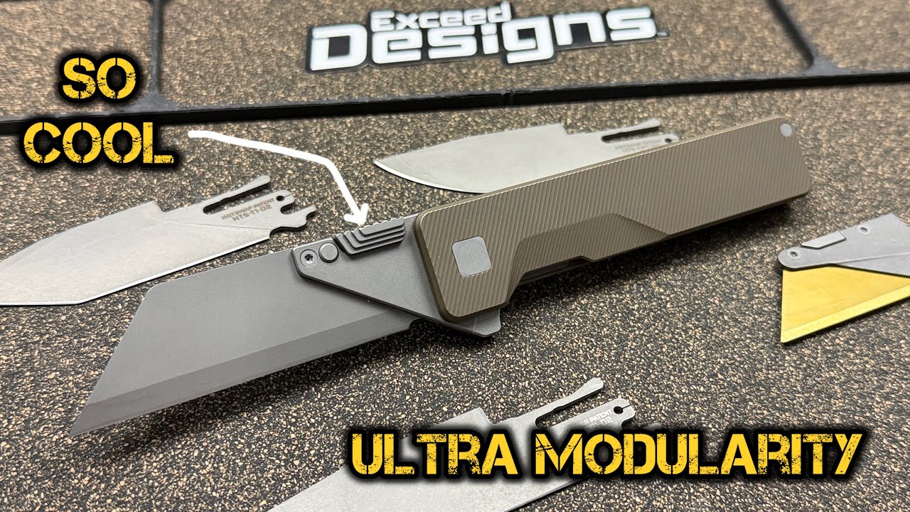 ULTIMATE UTILITY KNIFE! | TiRant Razor Ultra! | Disassembly & Skiff Bearing Swap
