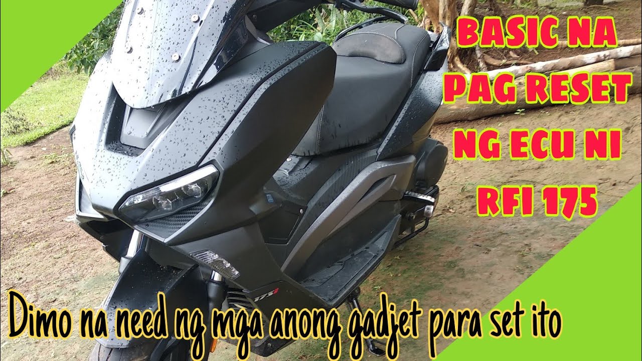 RUSI RFI 175 VMAX PAANU MAG RESET NG ECU STEP BY STEP TUTORIAL /Papachad TV