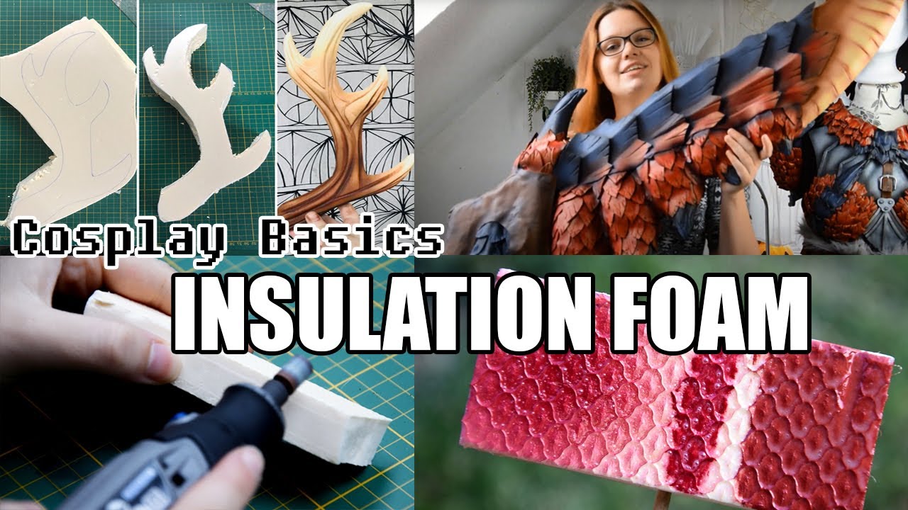 Cosplay Basics: Making a Prop from Insulation Foam (XPS Foam) - Tutorial