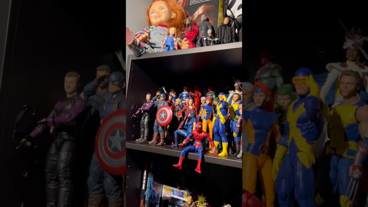 Figure collection challenge&hellip;#marvel #marvellegends #collection #spiderman #figuers #shelfs