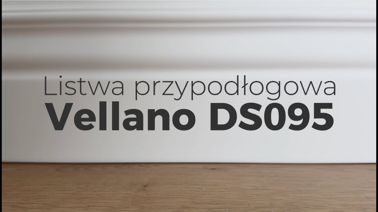 Listwa przypodłogowa Vellano DS095 Decor System #listwyprzypodłogowe #Vellano